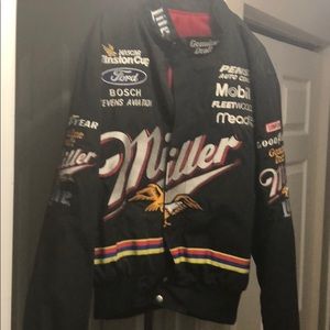 Rusty Wallace Miller Genuine Draft Jacket Large